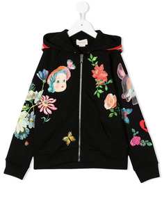 Gucci Kids толстовка с капюшоном и принтом