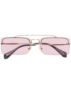 Miu Miu затемненные солнцезащитные очки в квадратной оправе