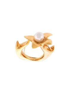 Oscar de la Renta кольцо в форме цветка