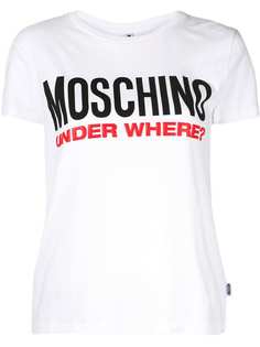 Moschino футболка с логотипом
