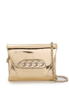 Casadei metallic envelope bag