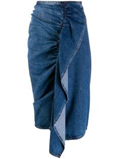 Sport Max Code джинсовая юбка асимметричного кроя