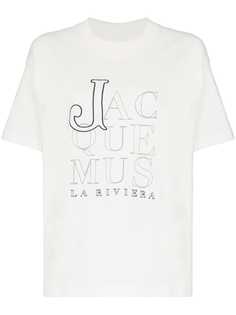 Jacquemus футболка La Riviera с логотипом