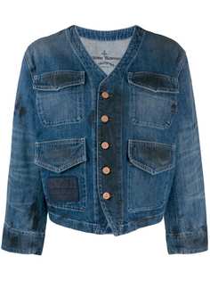 Vivienne Westwood Anglomania джинсовая куртка Paint Stroke