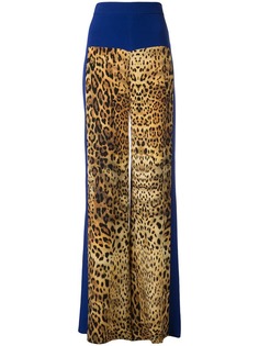 Cushnie брюки с леопардовым принтом