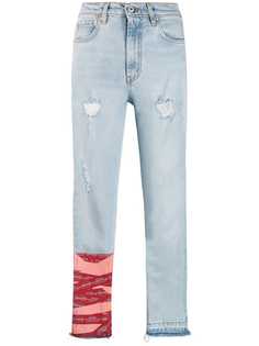Heron Preston джинсы с эффектом потертости