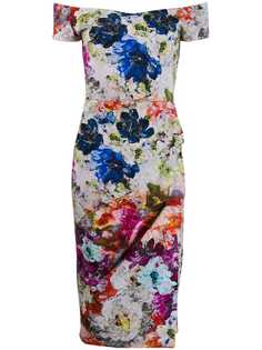 Le Petite Robe Di Chiara Boni приталенное платье с цветочным принтом
