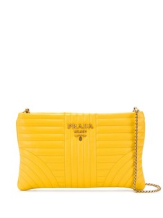 Prada стеганая сумка на плечо