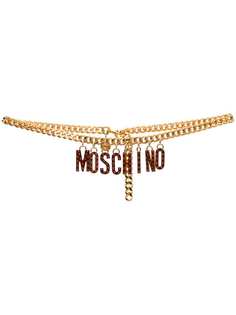 Moschino ремень-цепочка с логотипом