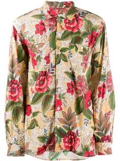 Engineered Garments рубашка с цветочным принтом