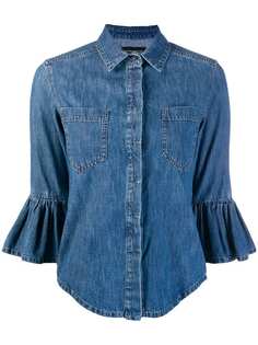 Sport Max Code джинсовая блузка с оборками