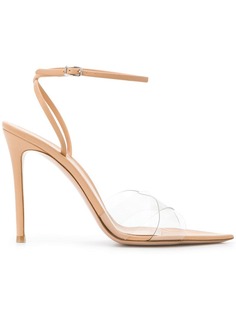 Gianvito Rossi босоножки с прозрачными ремешками
