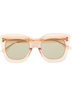 Bottega Veneta солнцезащитные очки в квадратной оправе