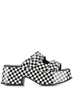 McQ Alexander McQueen босоножки Debbie в клетку