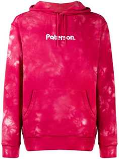 Paterson. logo embroidered hoodie
