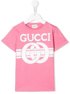 Gucci Kids футболка с принтом Gucci