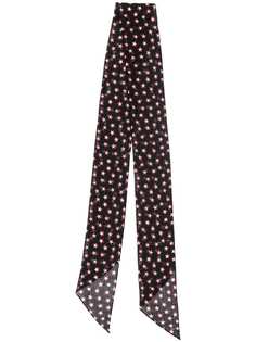 Saint Laurent шарф Lavallière с принтом
