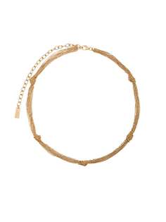 Saint Laurent ожерелье-чокер с цепочками