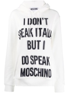 Moschino худи с надписью