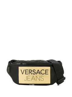 Versace Jeans поясная сумка на молнии с логотипом