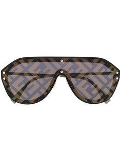 Fendi Eyewear солнцезащитные очки-авиаторы Eyeline