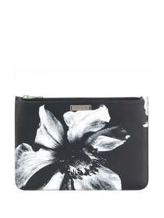 Neil Barrett flower print clutch