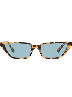 Vogue Eyewear солнцезащитные очки в квадратной оправе с эффектом черепашьего панциря