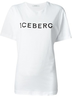 Iceberg футболка с принтом логотипа