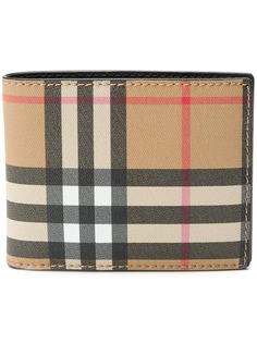 Burberry кошелек с фирменным принтом