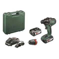 Дрель-шуруповерт BOSCH UniversalDrill 18, с двумя аккумуляторами [06039b5001]