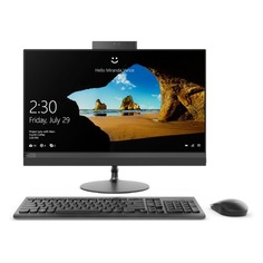 Моноблок LENOVO IdeaCentre 520-24ARR, 23.8&quot;, AMD Ryzen 3 2200GE, 4Гб, 1000Гб, 128Гб SSD, AMD Radeon Vega 8, DVD-RW, Windows 10 Home, черный [f0dn005trk]