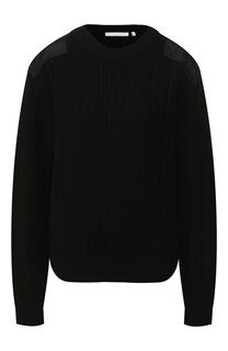 Хлопковый пуловер Helmut Lang