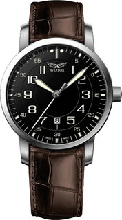 Швейцарские мужские часы в коллекции Vintage Airacobra Мужские часы Aviator V.1.11.0.040.4