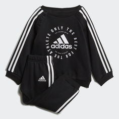 Флисовый комплект: джемпер и брюки 3-Stripes adidas Performance