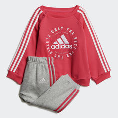 Флисовый комплект: джемпер и брюки 3-Stripes adidas Performance