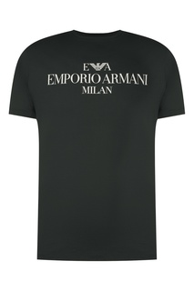 Футболка оттенка хаки Emporio Armani