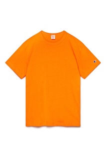 Оранжевая футболка с логотипом Champion