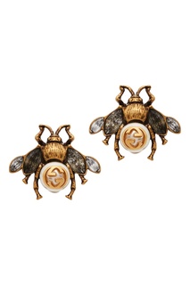 Серьги-пусеты в форме пчел Gucci