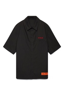 Черная рубашка с короткими рукавами Heron Preston