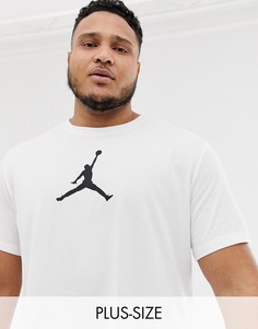 Белая футболка Nike Jordan Plus Jumpman - Белый