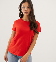 Красная футболка с круглым вырезом ASOS DESIGN Petite - Красный