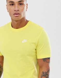 Желтая футболка Nike - Club - Желтый