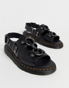Черные сандалии Dr Martens Xabier - Черный