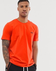 Оранжевая футболка с логотипом BOSS - Оранжевый