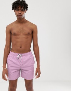 Розовые шорты для плавания с эластичным поясом RVCA Gerrard - Розовый