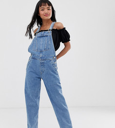 Синий джинсовый комбинезон ASOS DESIGN Petite - Синий