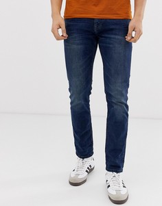 Темные выбеленные джинсы суперузкого кроя Tom Tailor - Светло-бежевый