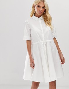 Платье-рубашка с поясом Y.A.S - Белый
