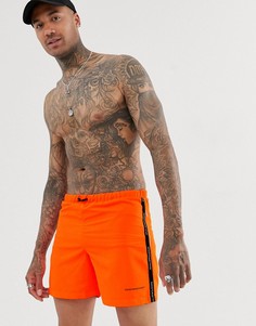 Оранжевые шорты для плавания с фирменной тесьмой Good For Nothing - Оранжевый