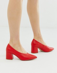 Красные туфли на блочном каблуке Matt & Nat - Красный